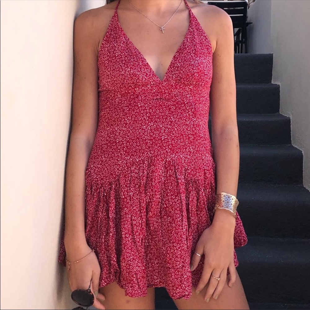 THE PADDINGTON MINI DRESS MAROON